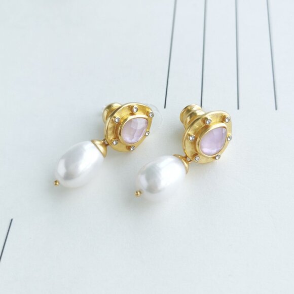 Julie Vos Clementine Drop Earrings - Picture 2 of 4